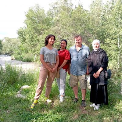 With Local Students